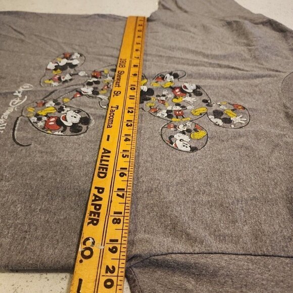 Disney World Parks Hanes Tagless T Shirt Mens Large Mickey Mouse Short Sleeve - Picture 4 of 5